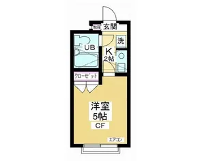 リーベM【2階】の間取り