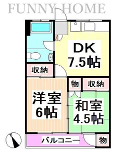 桜マンション【3階】の間取り