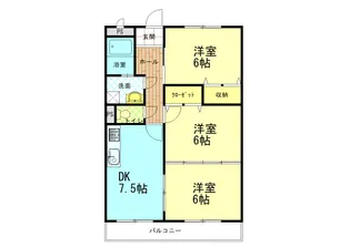 グランメール【2階】の間取り