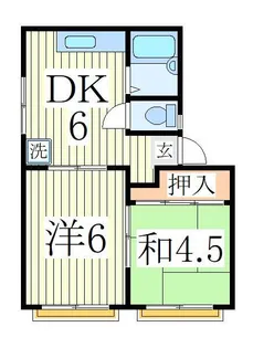 メゾンドK【2階】の間取り
