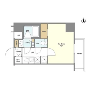 東京都台東区上野2【マンション】の間取り