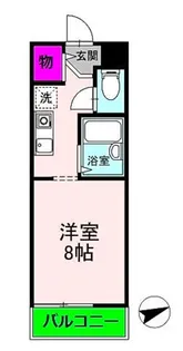 生田イーストコート【2階】の間取り