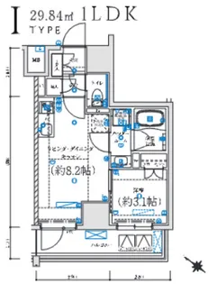 レグゼ 横濱関内【6階】の間取り