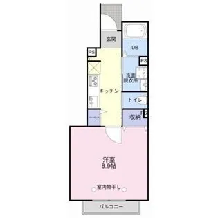エクセル【1階】の間取り
