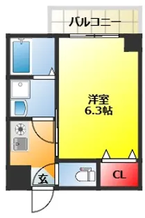 大阪府大阪市東淀川区相川2【マンション】の間取り