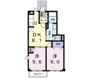 エルンテN【1階】の間取り
