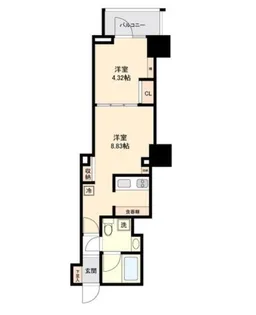 パティオ神田【9階】の間取り