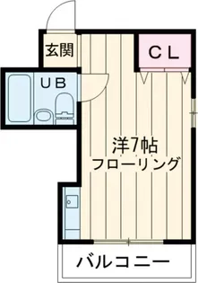 サンライズヴィラ浜田山【1階】の間取り