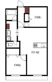 ポートライフ大和【2階】の間取り