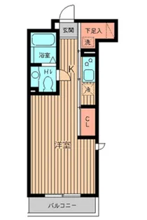 東京都渋谷区本町1【マンション】の間取り