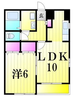 コーポドルフィン【2階】の間取り