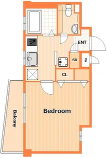 ルビナス・ウエストパレス【2階】の間取り