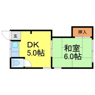 愛知県名古屋市瑞穂区雁道町5【アパート】の間取り
