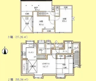Kハイツ【2階】の間取り
