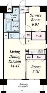 コンフォール京橋【1階】の間取り