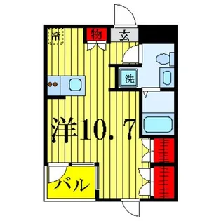 東京都荒川区東日暮里3【アパート】の間取り
