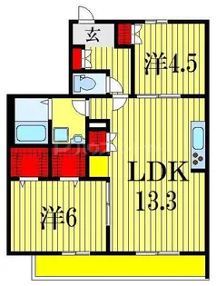 千葉県船橋市芝山3【マンション】の間取り