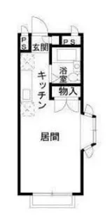 エステートピアライフII【1階】の間取り