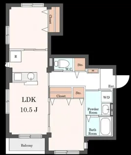 AMBOISE【2階】の間取り