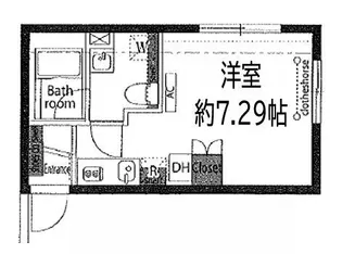 アヴァンタージュ恵比寿【4階】の間取り