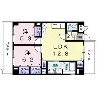 ヴィラ サンリット II【4階】の間取り