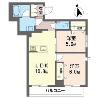 リュミエール本駒込【2階】の間取り