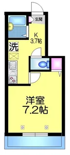 メゾンコンフォール【2階】の間取り