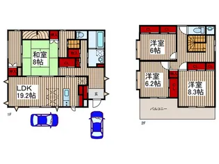 埼玉県入間市扇台1【一戸建】の間取り