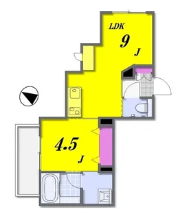 ラウレア・コート【3階】の間取り