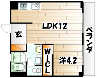 ヴァリオブランカ【3階】の間取り