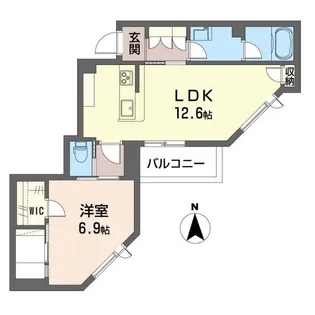 グランデール ZEN【2階】の間取り