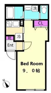 ベイルームステラ稲田堤【1階】の間取り