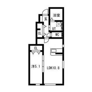 EQUUS(エクウス)B【1階】の間取り