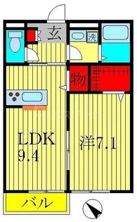 プレール【2階】の間取り