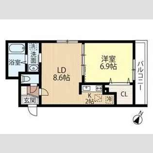 グランメゾン沼ノ端【3階】の間取り