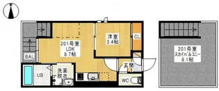 GRANDTIC ICHIGO【1階】の間取り