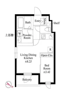 カーサピアッツァ杉並和田【1階】の間取り