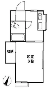 ティース国立【2階】の間取り