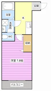 アタラクシア上浅田【1階】の間取り