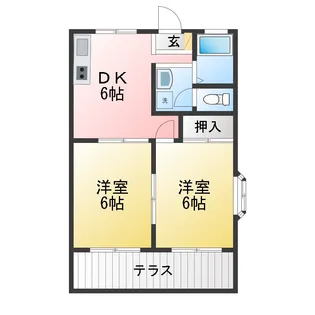 第一スターレジデンス【1階】の間取り