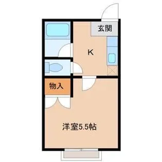 コートパレス千代田【2階】の間取り