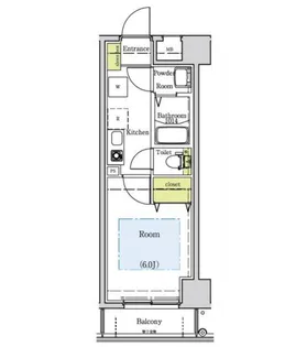 ラクラス菊名【1階】の間取り