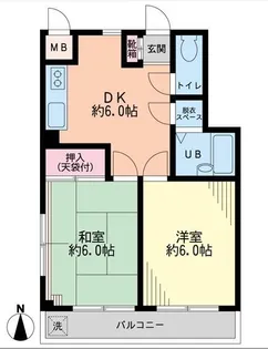 森マンション【2階】の間取り
