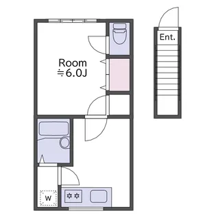 ウィング古屋II【3階】の間取り