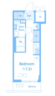クラリッサ新綱島【2階】の間取り
