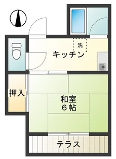 栄荘【1階】の間取り