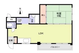 桜川パークヒルズ【5階】の間取り