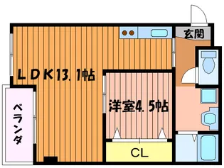 Kファミリ-シャト-【3階】の間取り