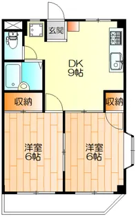 マンションオノデラ【1階】の間取り