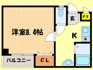 エイジ炳成【3階】の間取り